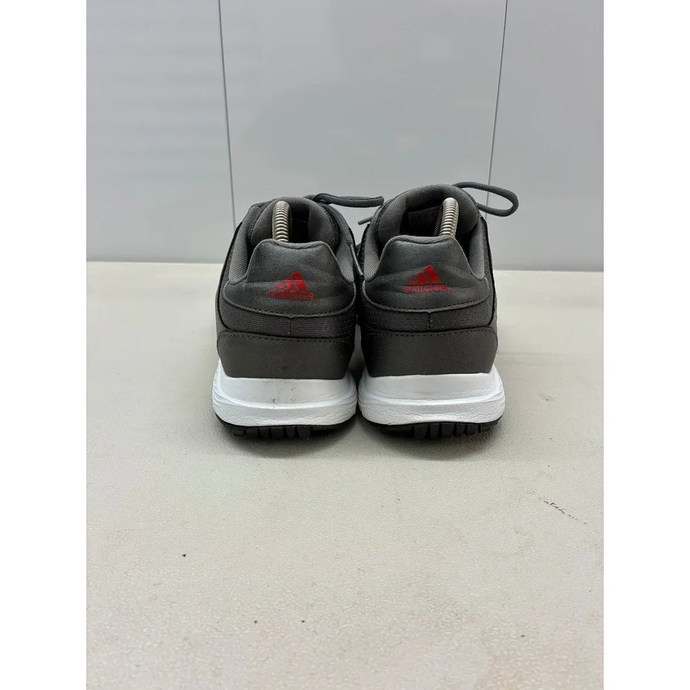 Adidas Tech Response Mens Golf Shoes Grey White Red Spiked F33551 Size 10